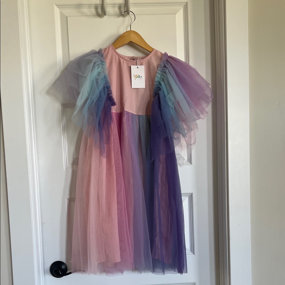 Lola + The Boys Multicolor Tulle Dress